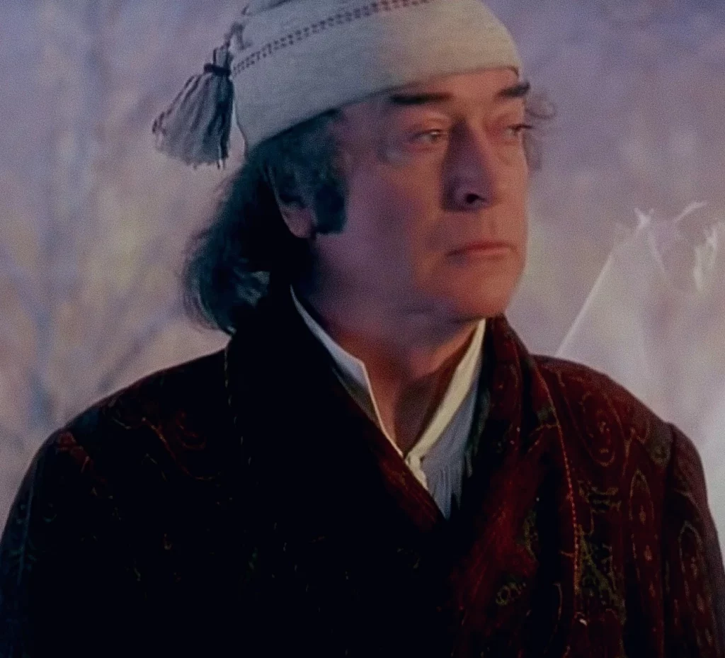 Michael Caine as Scrooge in a film full of Muppets