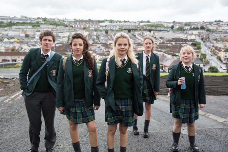 Derry Girls - TV and Podcast reviews James, Michelle, Erin Orla, and finally, Clare
